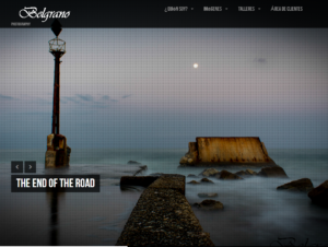 Diseño de página web en Málaga para fotografos