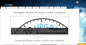Diseño de página web en Málaga para Software Cuotagest